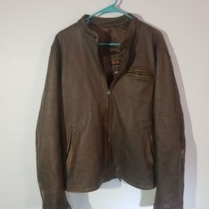 Men's Pimentel+David Leather Jacket XL